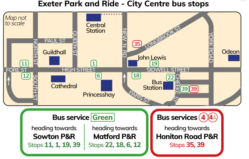 Park & Ride in Exeter